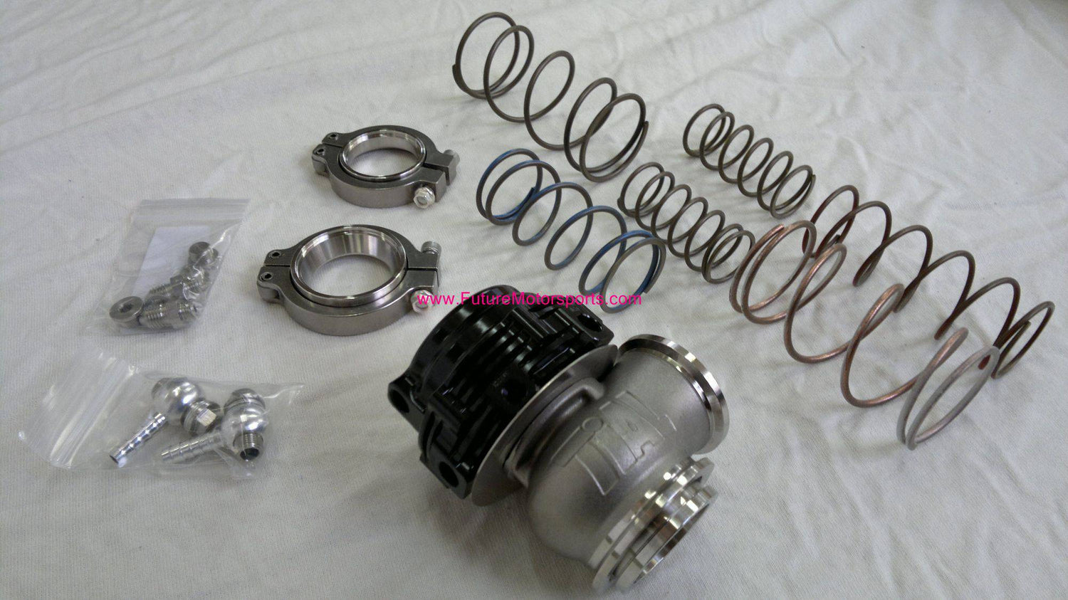 Wastegate Stile Tial MVS 38mm V-Band Per Turbo - Viola Con Molla 14 PSI - Foto 5