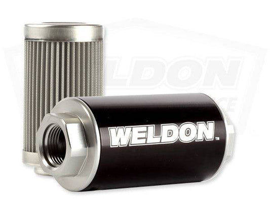 Weldon Billet Fuel Filters WEQ12100SSN-L (Long) 100 MICRON FILTER