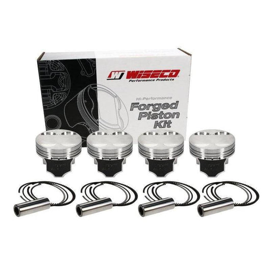 Wiseco AP Forged Pistons 4G63T 7-Bolt Evo 1 2 3 4 5 6 7 8 9  -21 cc 8.0:1 85.25mm +0.25mm 156mm Long Rod - Future Motorsports - ENGINE BLOCK INTERNALS - Wiseco - Future Motorsports