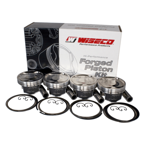 Wiseco Forged Pistons Subaru EJ22 with 79mm EJ25 DOHC Crank & 131.6mm Rods 97.5mm -24 cc 8.5:1 - Future Motorsports - ENGINE BLOCK INTERNALS - Wiseco - Future Motorsports