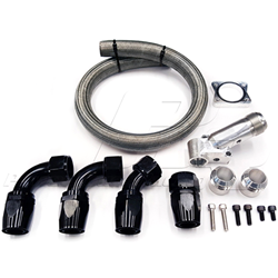 PHR Do-It-Yourself 20AN Radiator Hose Kit - Stainless braided hose