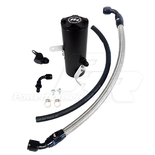 PHR Deluxe Power Steering Resevoir Kit - Black edition
- Stainless braided lines