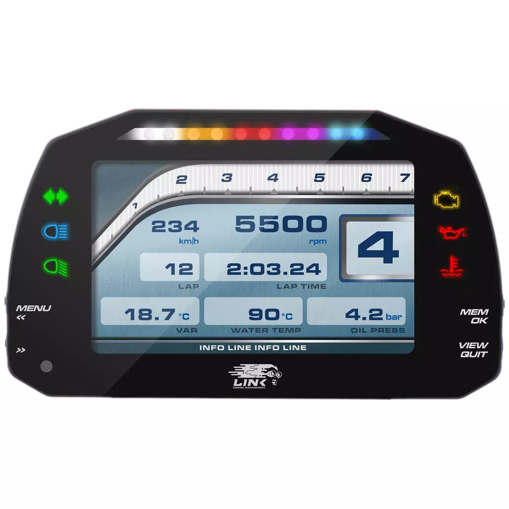 Link ECU  AIM 5" Dash MXS Strada Street Edition - Future Motorsports - ENGINE MANAGEMENT / ECU - LINK - Future Motorsports