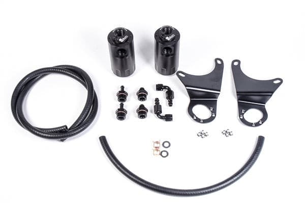 RADIUM ENGINEERING DUAL, CATCH CAN KIT, EVO 8-9, FLUID LOCK
