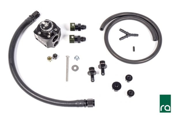 RADIUM ENGINEERING FPR KIT, 08-21 SUBARU STI, BLACK