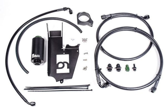 RADIUM ENGINEERING FUEL HANGER PLUMBING KIT,?EVO 7-8-9,?STAINLESS FILTER