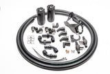 RADIUM ENGINEERING DUAL CATCH CAN KIT, NISSAN S15 SILVIA/200SX, FLUID LOCK