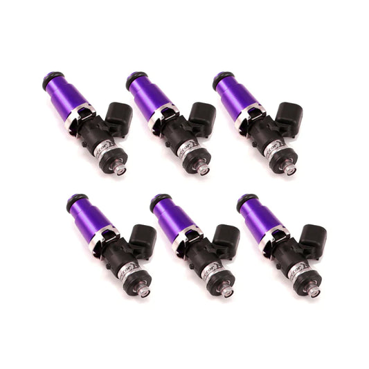 Injector Dynamics ID1700-XDS, for G37 / VQ37 applications. 14mm (grey) adapter top. GTR lower spacer. Set of 6. - Future Motorsports - INJECTORS - Injector Dynamics - Future Motorsports