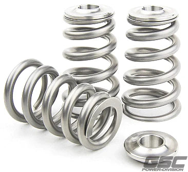 GSC Power Division Single Conical Valve Spring, Titanium Retainer Kit, and Spring Seat Kit EZ36