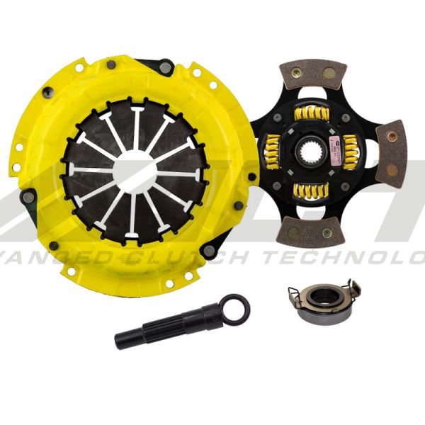 ACT Clutch Kit Sport/Race Sprung 4 Pad Honda CRX1987-1992 1.4L L4 1396cc GL/GLX, 1.5L L4 1493cc, 1.6L L4 1590cc