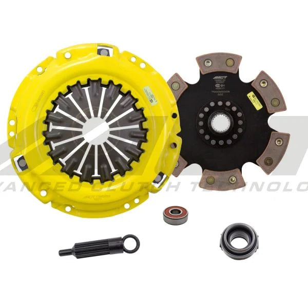 ACT Clutch Kit XT/Race Rigid 6 Pad Honda CRX 1987-1992 1.4L L4 1396cc GL/GLX, 1.5L L4 1493cc, 1.6L L4 1590cc