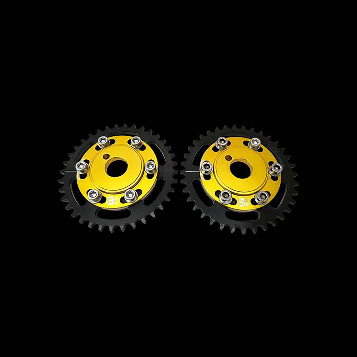 ADJUSTABLE CAM GEARS - Gold Anodize (Nissan SR20DE[T]) - Pair - Future Motorsports - CAM GEARS - BRIAN CROWER - Future Motorsports