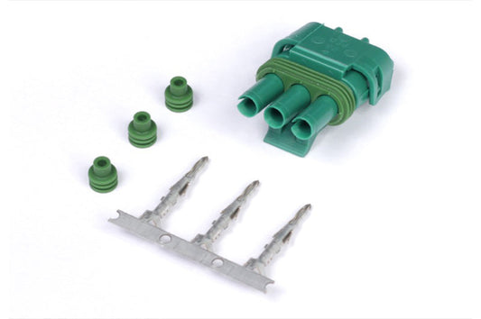 Haltech Plug and Pins Only -Suit 1 Bar GM MAP Sensor (Green)
Suits: HT-010100 - 1Bar GM Map Sensor
Includes: Pack of 3 Pins.