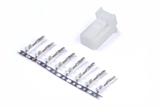 Haltech Plug and Pins Only - 8 Pin White Tyco