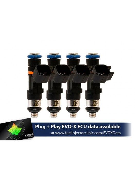 Fuel Injector Clinic (FIC) 775cc Mitsubishi Evo X 4B11 Injector Set (E ...