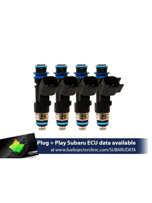 Fuel Injector Clinic (FIC) 650cc Top-Feed Converted Subaru STi ('04-'06) Legacy GT ('05-'06) Injector Set (High-Z)