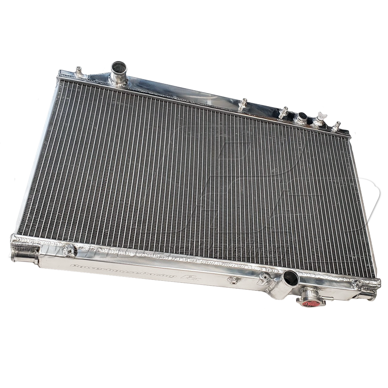 PHR XTM Aluminum Race Radiator
 - Polished finish will only be on the top tank, lower tank will have a raw finish