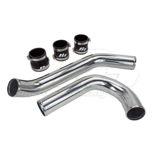PowerHouse Racing (PHR) 2.5" Street Torque Hot Side (Drop Down) Intercooler Pipe Kit for Straight Entry Intercooler
- Polished