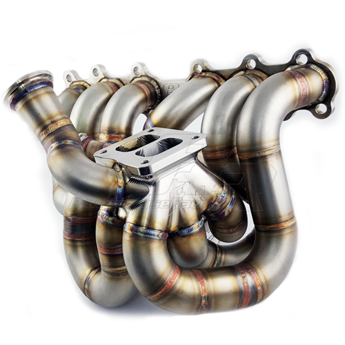 PowerHouse Racing (PHR) S45 BILLET Turbo Manifold for 2JZ-GTE - T4 Single-Scroll Billet Collector
- Equal Length Runner Design
- 1.5" 304L Stainless Steel Schedule 10 Primaries (1.68" ID)
- Single 60mm Wastegate Flange