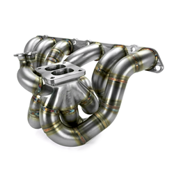 PowerHouse Racing (PHR) S45 BILLET Turbo Manifold for 2JZ-GE - T4 Twin-Scroll Billet Collector
- Equal Length Runner Design
- 1.5"" 304L Stainless Steel Schedule 10 Primaries (1.68"" ID)
- Dual 44/46mm Wastegate Flanges