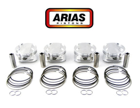 Arias Pistons Honda 1.6 D16 Bore 2.973 CH 1.180 Stroke 3.543 Rod 5.394 CR 9 Dish Head - Future Motorsports - ENGINE BLOCK INTERNALS - Arias Pistons - Future Motorsports