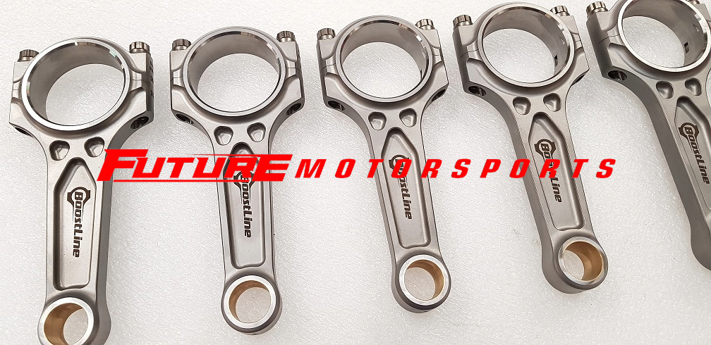 Boostline Volkswagen 2.0T TSI 2013-2015 22mm Pin Connecting Rod Set, 144.00mm Length ARP2000 BOLTS